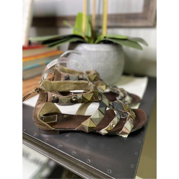 ASH Meka Embellished Gladiator Sandals 6.5 - Picture 2 of 6
